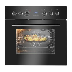 Cuisinière encastrable 4 plaques et four 57L Noir Bomann EHBC7938-Noir