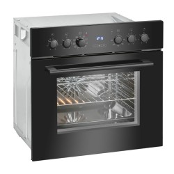Cuisinière encastrable 4 plaques et four 57L Noir Bomann EHBC7938-Noir