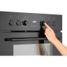 Built-in 4 hob cooker with oven 57L Black Bomann EHBC7938-Black