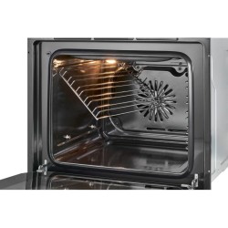 Cuisinière encastrable 4 plaques et four 57L Noir Bomann EHBC7938-Noir