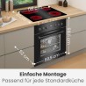 Built-in 4 hob cooker with oven 57L Black Bomann EHBC7938-Black