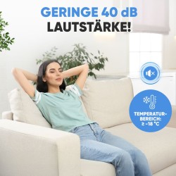 Congélateur coffre 198L Blanc Bomann GT7356-Blanc