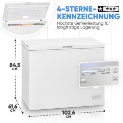 Congélateur coffre 198L Blanc Bomann GT7356-Blanc