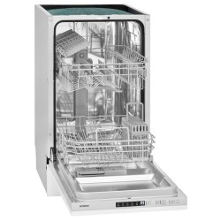 Built-in dishwasher 45cm White Bomann GSPE7420VI