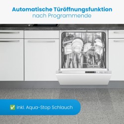 Built-in dishwasher 60cm White Bomann GSPE7421VI