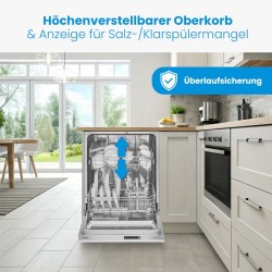 Built-in dishwasher 60cm White Bomann GSPE7421VI