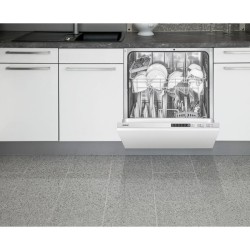 Built-in dishwasher 60cm White Bomann GSPE7421VI