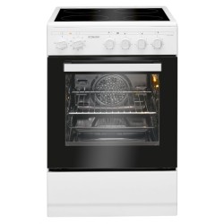 Bomann EHC7939-White 4 hob electric ceramic hob cooker with oven 43L