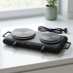 Plaque chauffante double 2500W Clatronic DKP3583-Noir