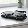 Plaque chauffante double 2500W Clatronic DKP3583-Noir