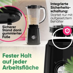 Blender Mixeur 500W Noir Clatronic UM3845-Noir