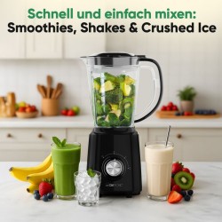 Blender Mixeur 500W Noir Clatronic UM3845-Noir