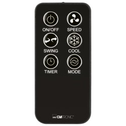 Ventilateur humidificateur purificateur d'air 3en1 Clatronic LK3843-Noir