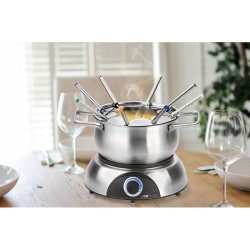 Set à fondue électrique 1400 W Inox Clatronic FD3783-Inox