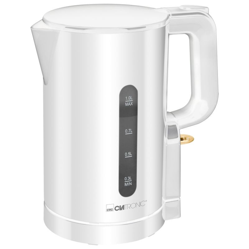 Bouilloire 1L 900W Blanc Clatronic WK3834-Blanc