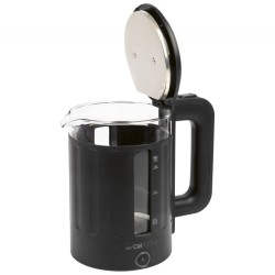 Bouilloire en verre noir 1,7L Clatronic WK3837G-Noir