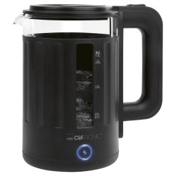 Bouilloire en verre noir 1,7L Clatronic WK3837G-Noir