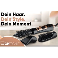 Brosse à boucler à air chaud Clatronic HAS3818-Noir