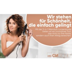 Clatronic HAS3818 Hot Air Curling Brush-Black