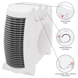 Clatronic HL 3838 fan heater-White