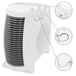 Clatronic HL 3838 fan heater-White