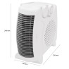 Clatronic HL 3838 fan heater-White