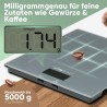 Balance de cuisine en verre Gris Clatronic KW3820-Gris