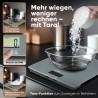 Clatronic KW3820-Grey glass kitchen scale