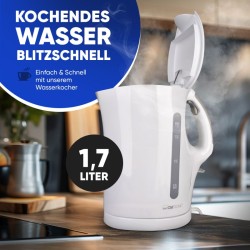 Kettle 1,7L 2200W White Clatronic WK3819-White