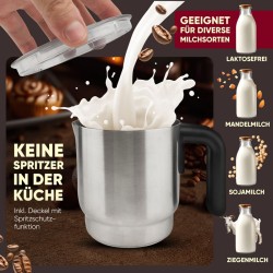 Mousseur à lait 500W Clatronic MS3812-Noir