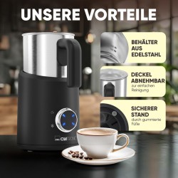Mousseur à lait 500W Clatronic MS3812-Noir