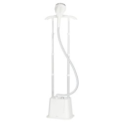 Clatronic TDC3809-White Steam Steamer with Stand