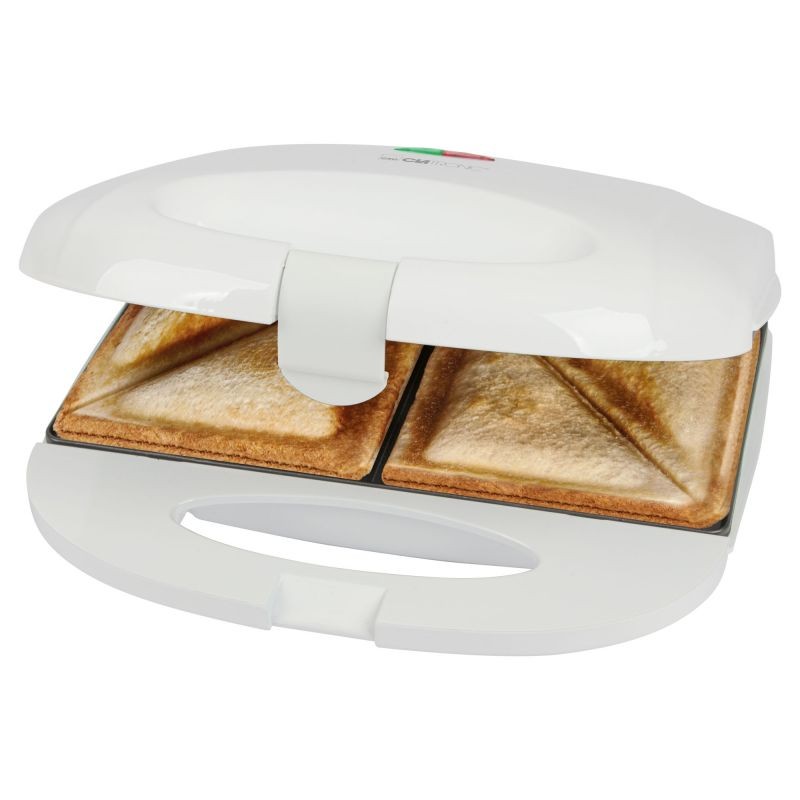 Appareil à Sandwich / Croque-monsieur Blanc Clatronic ST3813-Blanc