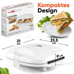 Sandwich maker Clatronic ST3813-White