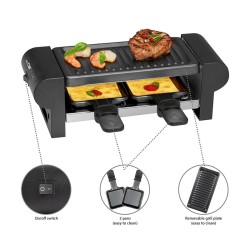 Raclette grill 2 persons Clatronic RG3592-black