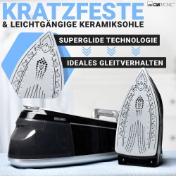 Steam generator with ceramic soleplate 3.5bar Clatronic DBS3749-Black