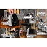 Hachoir à viandes 1000W Clatronic FW3803-Inox/Noir