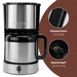 Thermos coffee maker 1,2L Clatronic KA3805-Inox/Black
