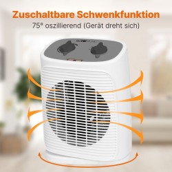 Clatronic HL3800 oscillating fan heater