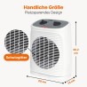 Clatronic HL3800 oscillating fan heater