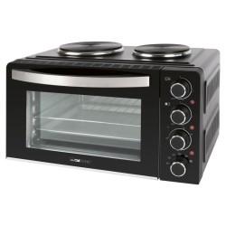 Clatronic KK3786 28L oven and double hob combination