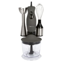 200 W Clatronic SMS3777 stainless steel beater, whisk and immersion blender set