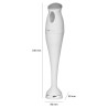Clatronic SM3577 hand blender-White