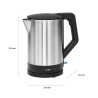 Electric kettle 1.5L 2200W Clatronic WKS 3692 Black