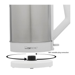 Bouilloire électrique 1,5L 2200W Clatronic WKS 3692 Blanc