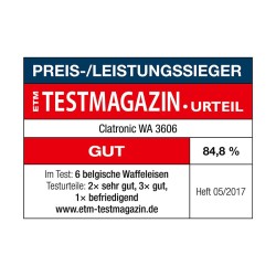 Clatronic WA 3606 waffle iron