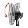 40cm pedestal fan with remote control Clatronic VL 3741S Black