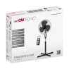 Ventilateur sur pied 40cm avec telecommande Clatronic VL 3741S Noir