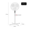 40cm pedestal fan Clatronic VL 3603S White