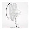 Ventilateur sur pied 40cm Clatronic VL 3603S Blanc